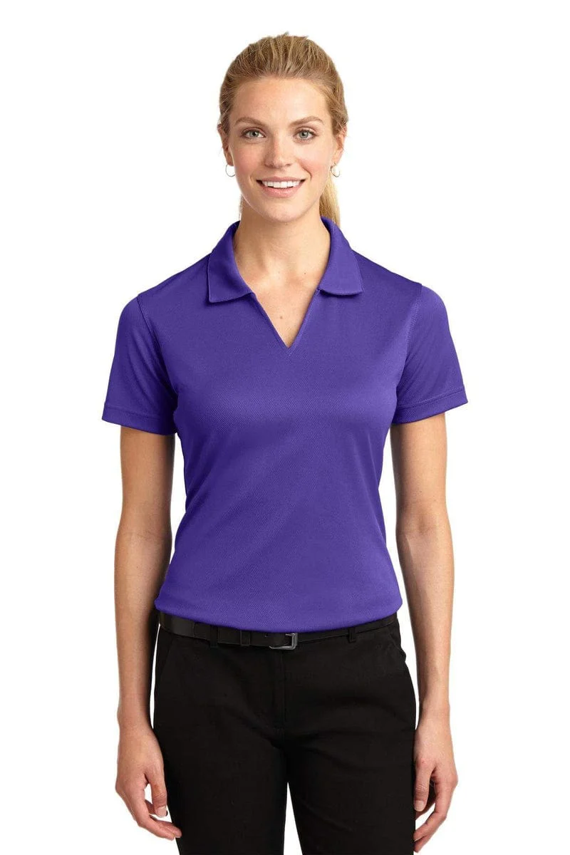 Sport-Tek Ladies Dri-Mesh V-Neck Polo. L469, Basic Colors - Image 18