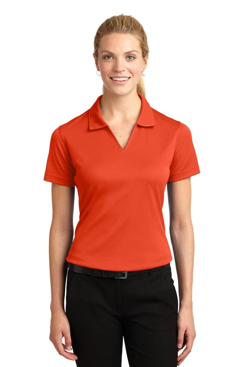 Sport-Tek Ladies Dri-Mesh V-Neck Polo. L469, Basic Colors - Image 8