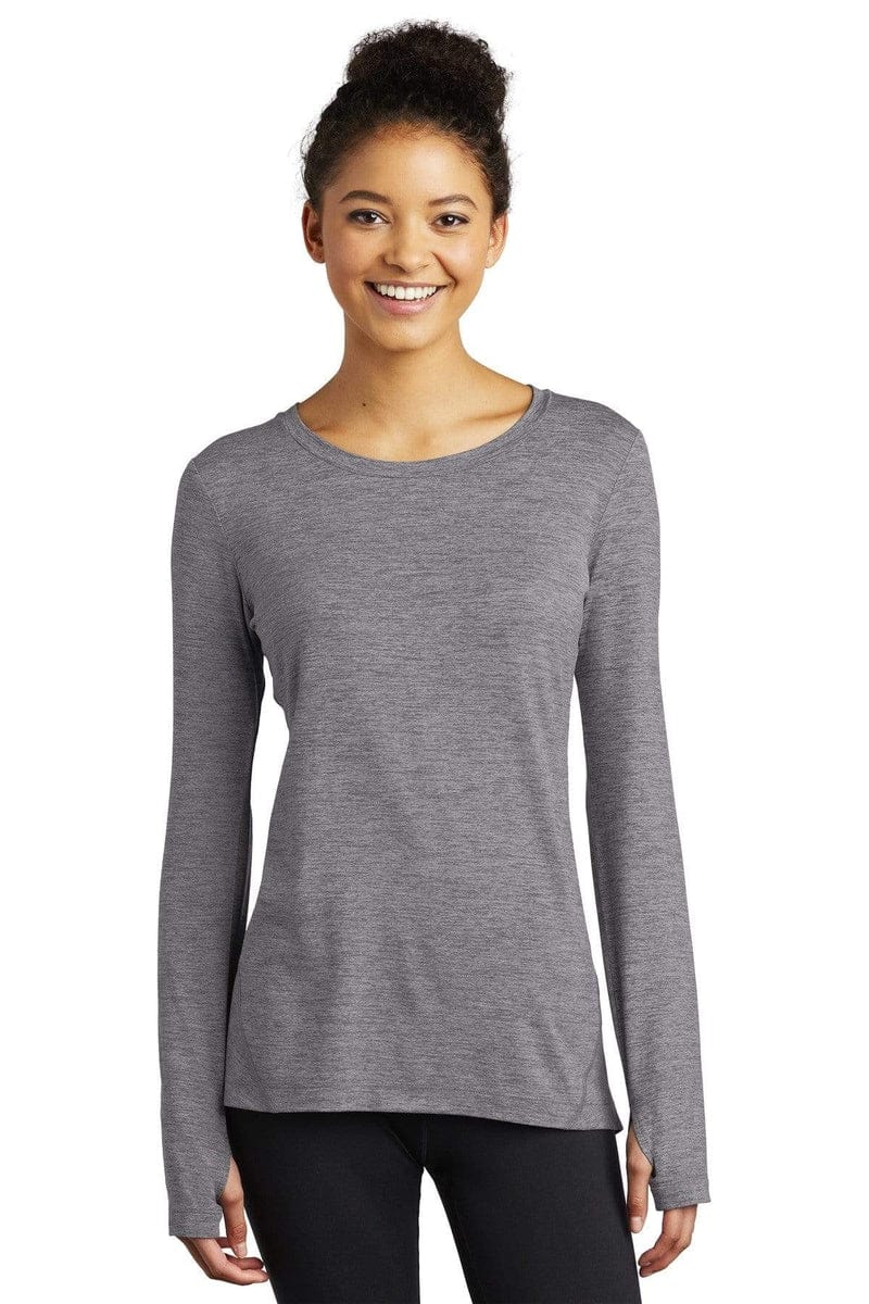 Sport-Tek LST710 Ladies Exchange 1.5 Long Sleeve Crew - Image 3