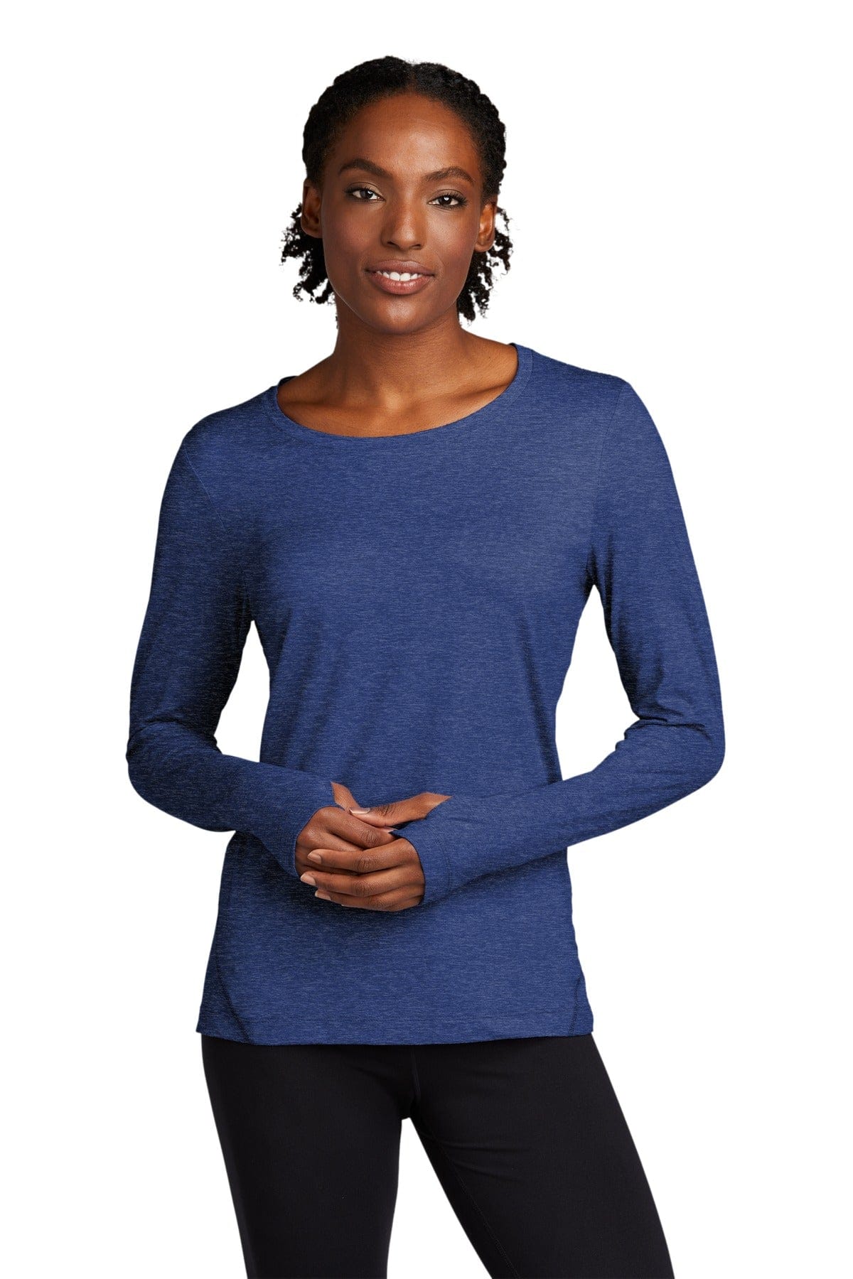 Sport-Tek LST710 Ladies Exchange 1.5 Long Sleeve Crew - Image 50