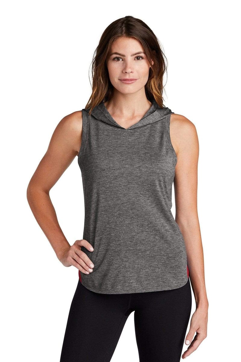 Sport-Tek LST410 Ladies PosiCharge Tri-Blend Wicking Draft Hoodie Tank - Image 10