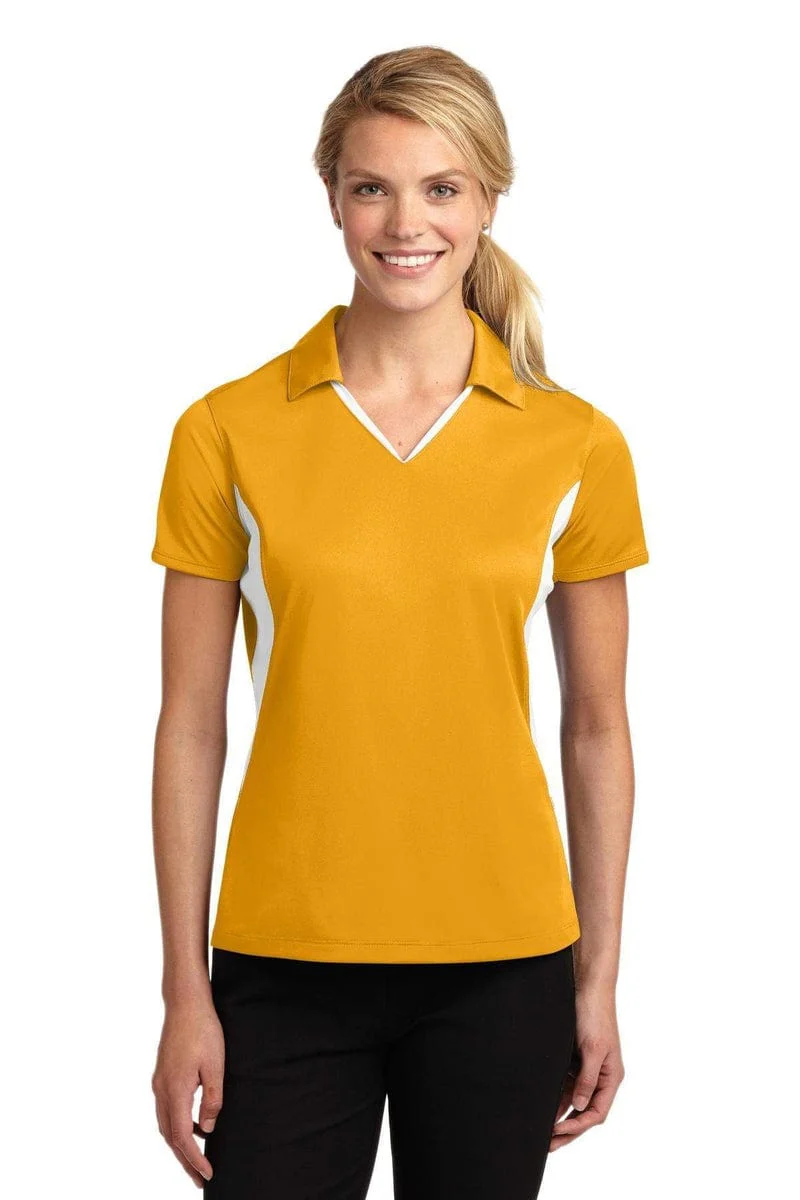 Sport-Tek LST655 Ladies Side Blocked Micropique Sport-Wick Polo - Image 3