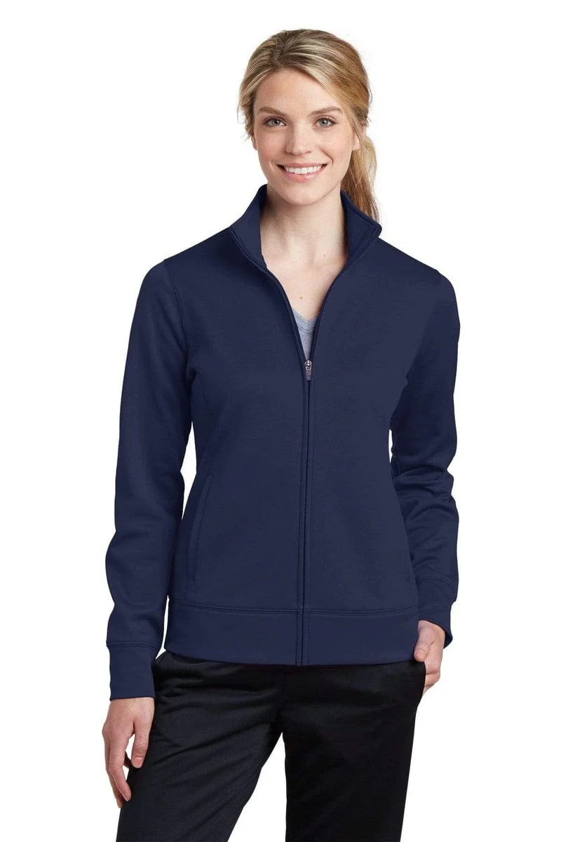 Sport-Tek LST241 Ladies Sport-Wick Fleece Full-Zip Jacket - Image 3