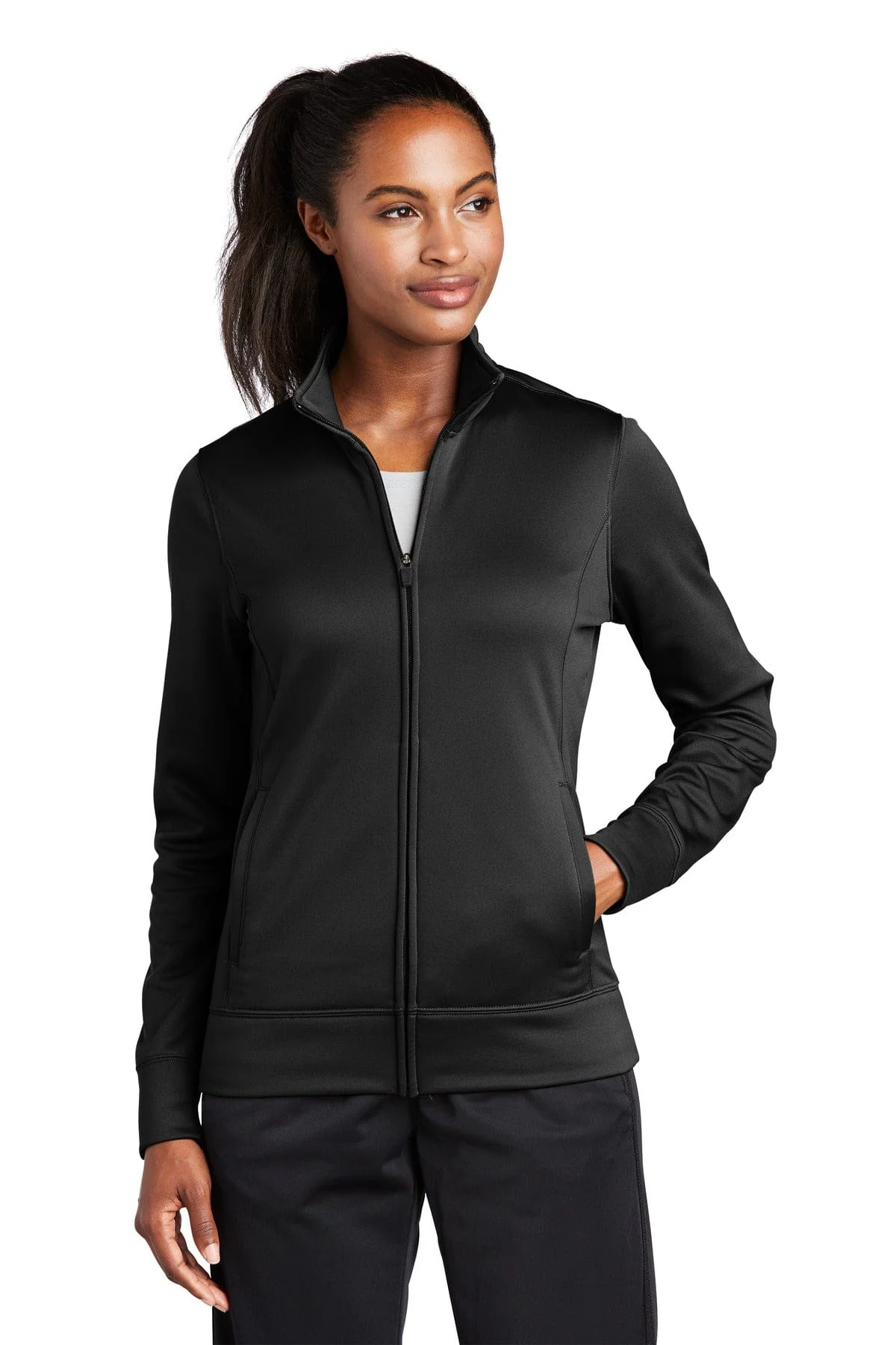 Sport-Tek LST241 Ladies Sport-Wick Fleece Full-Zip Jacket - Image 43