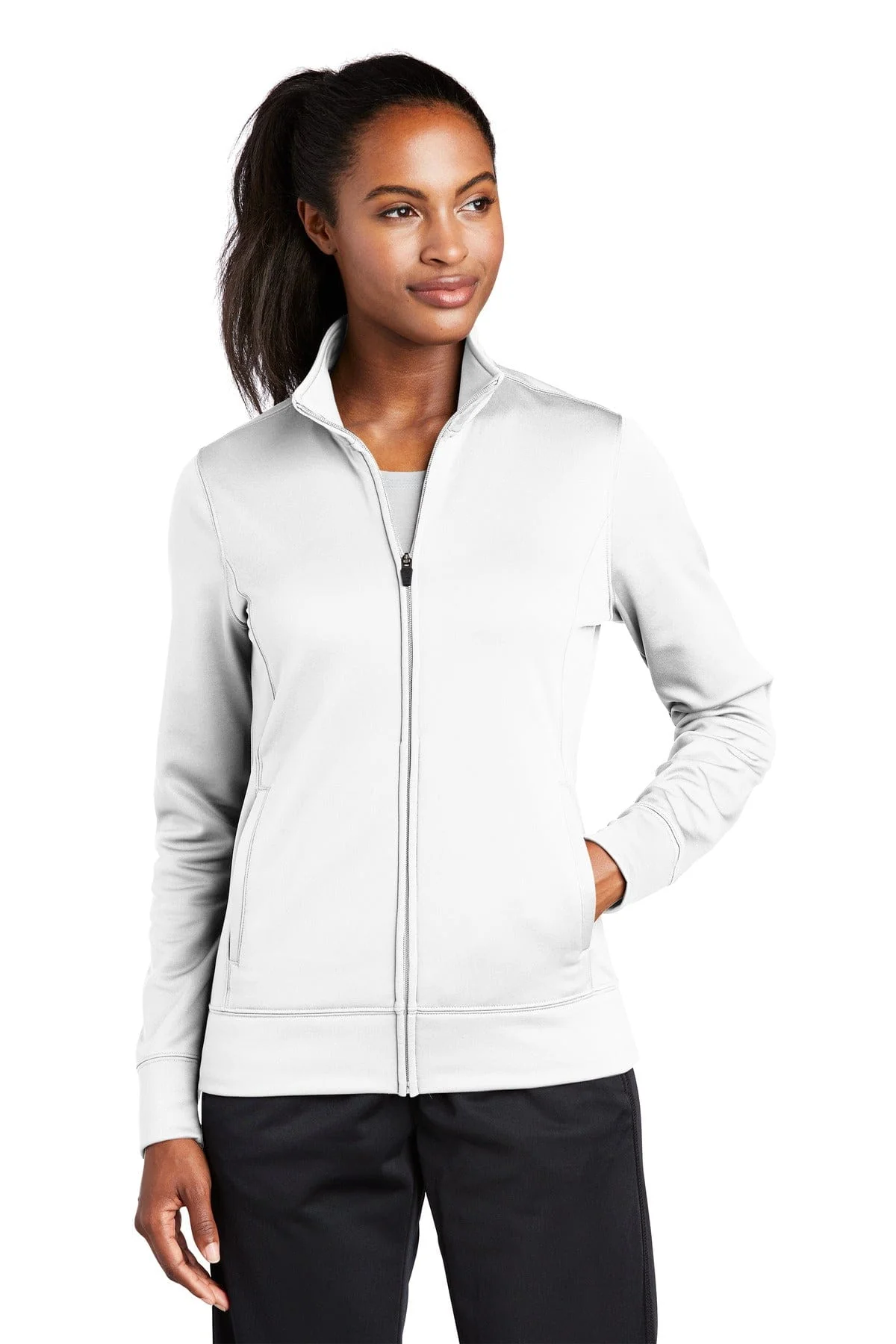 Sport-Tek LST241 Ladies Sport-Wick Fleece Full-Zip Jacket - Image 48
