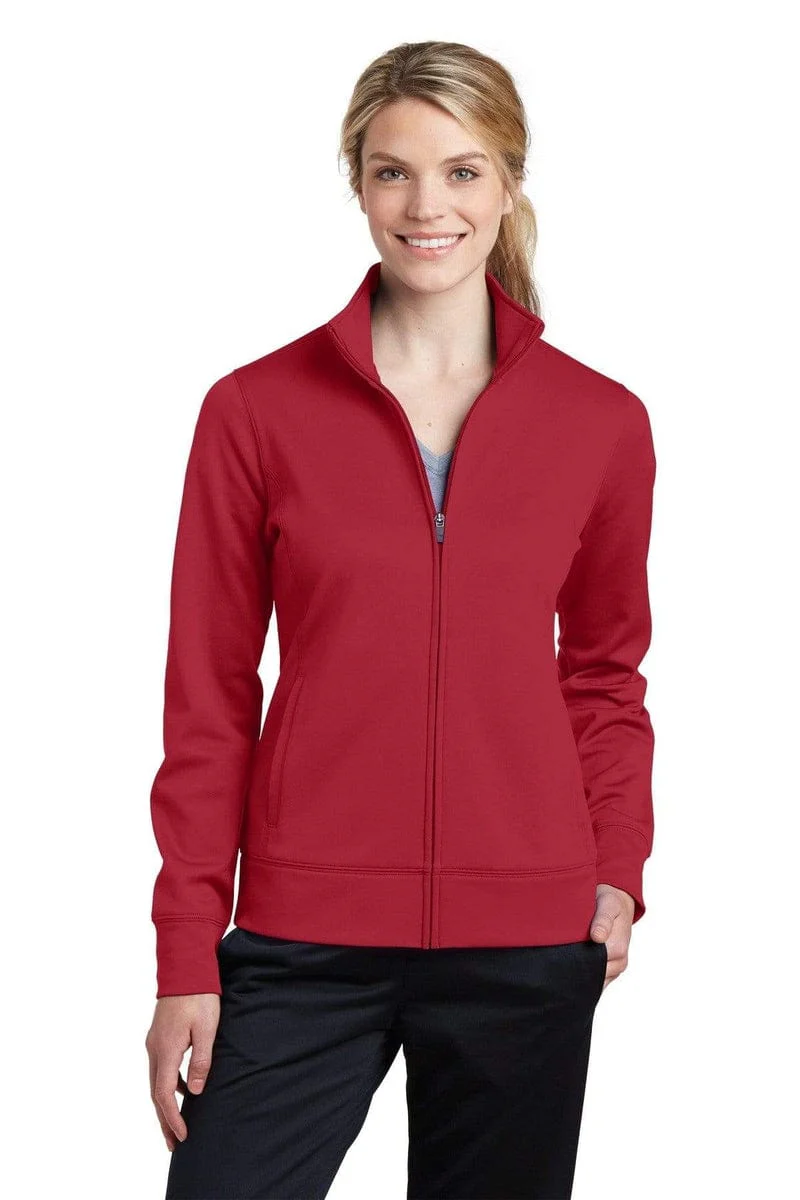 Sport-Tek LST241 Ladies Sport-Wick Fleece Full-Zip Jacket - Image 5