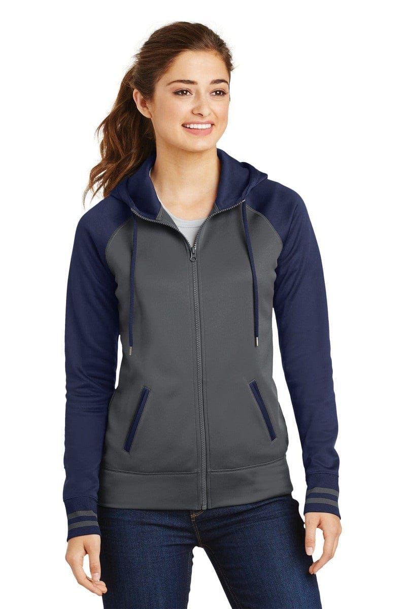 Sport-Tek LST236 Ladies Sport-Wick Varsity Fleece Full-Zip Hooded Jacket - Image 29