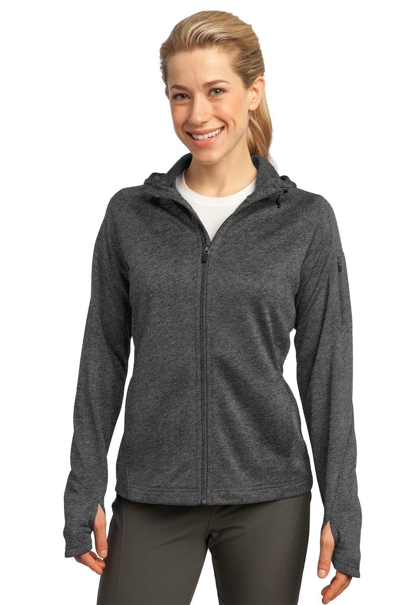 Sport-Tek L248 Ladies Tech Fleece Full-Zip Hooded Jacket. - Image 10