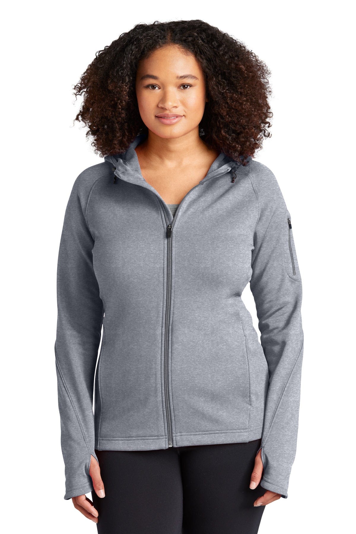 Sport-Tek L248 Ladies Tech Fleece Full-Zip Hooded Jacket. - Image 18