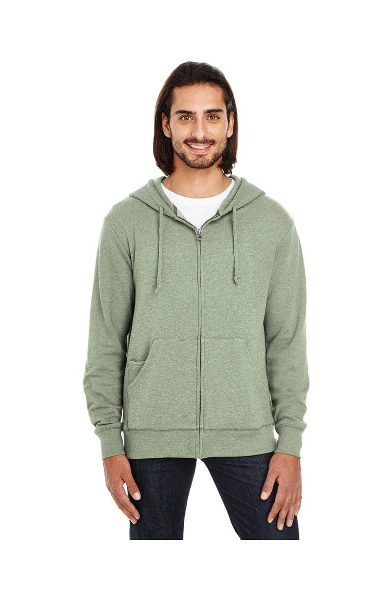 Threadfast Apparel 321Z Unisex Triblend French Terry Full-Zip - Image 8