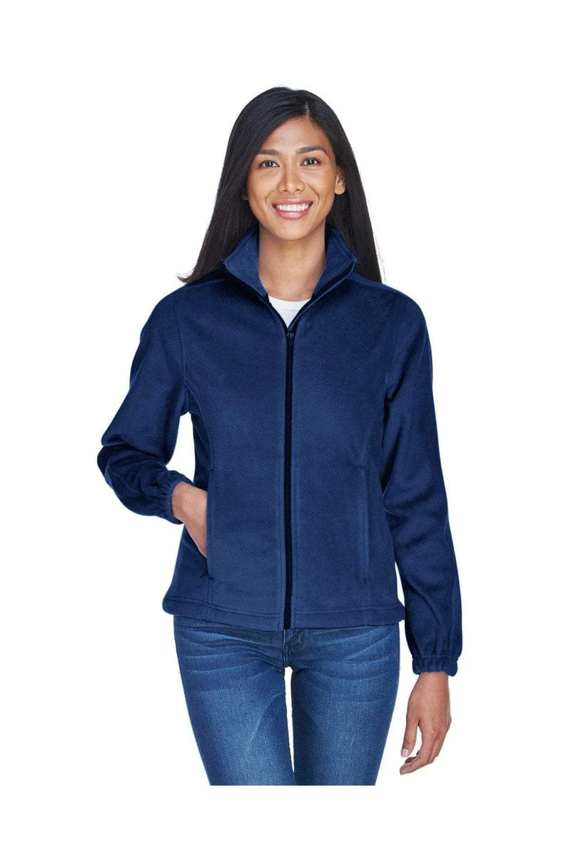 UltraClub 8481 Ladies' Iceberg Fleece Full-Zip Jacket - Image 3