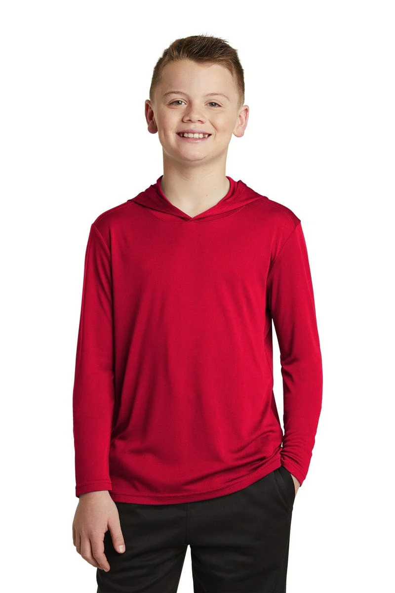 Sport-Tek YST358 Youth Hooded Shirt - Image 48