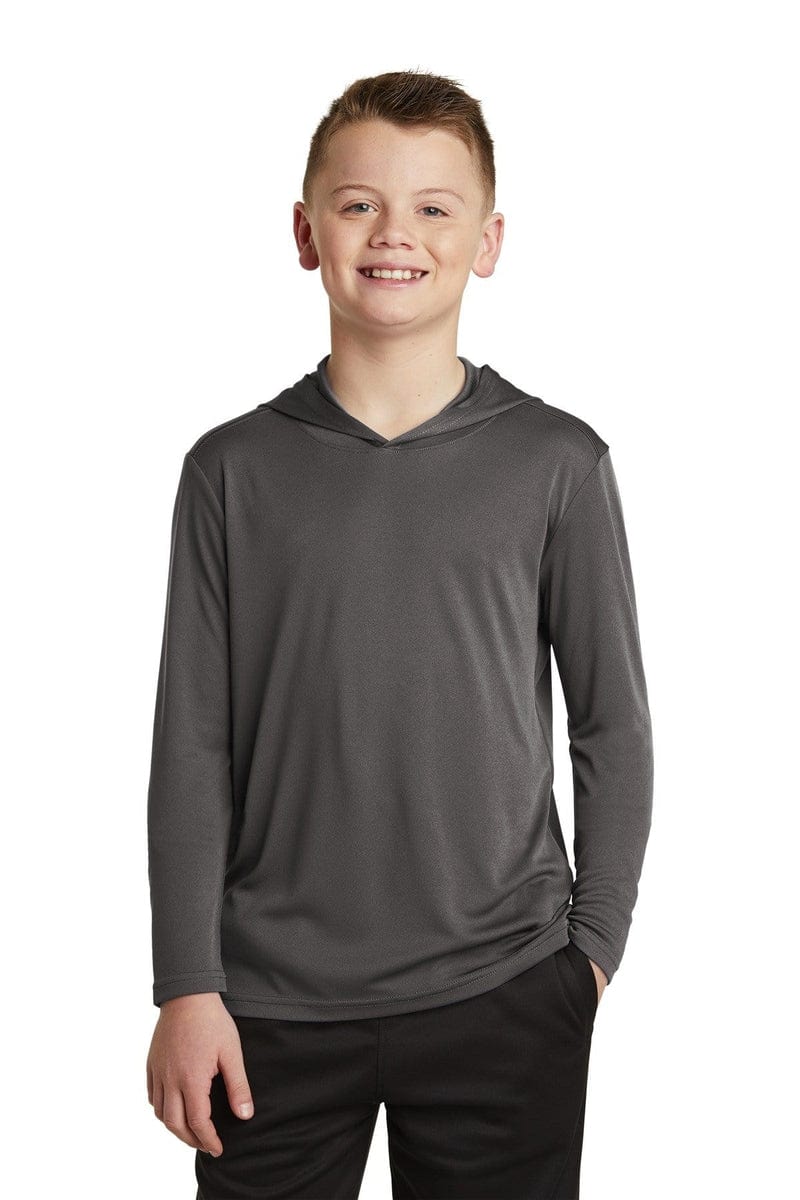 Sport-Tek YST358 Youth Hooded Shirt - Image 50
