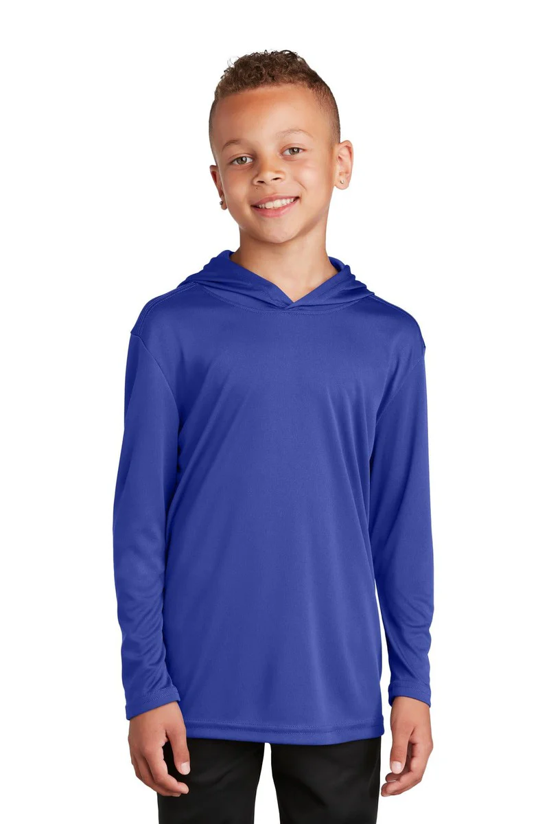 Sport-Tek YST358 Youth Hooded Shirt - Image 68