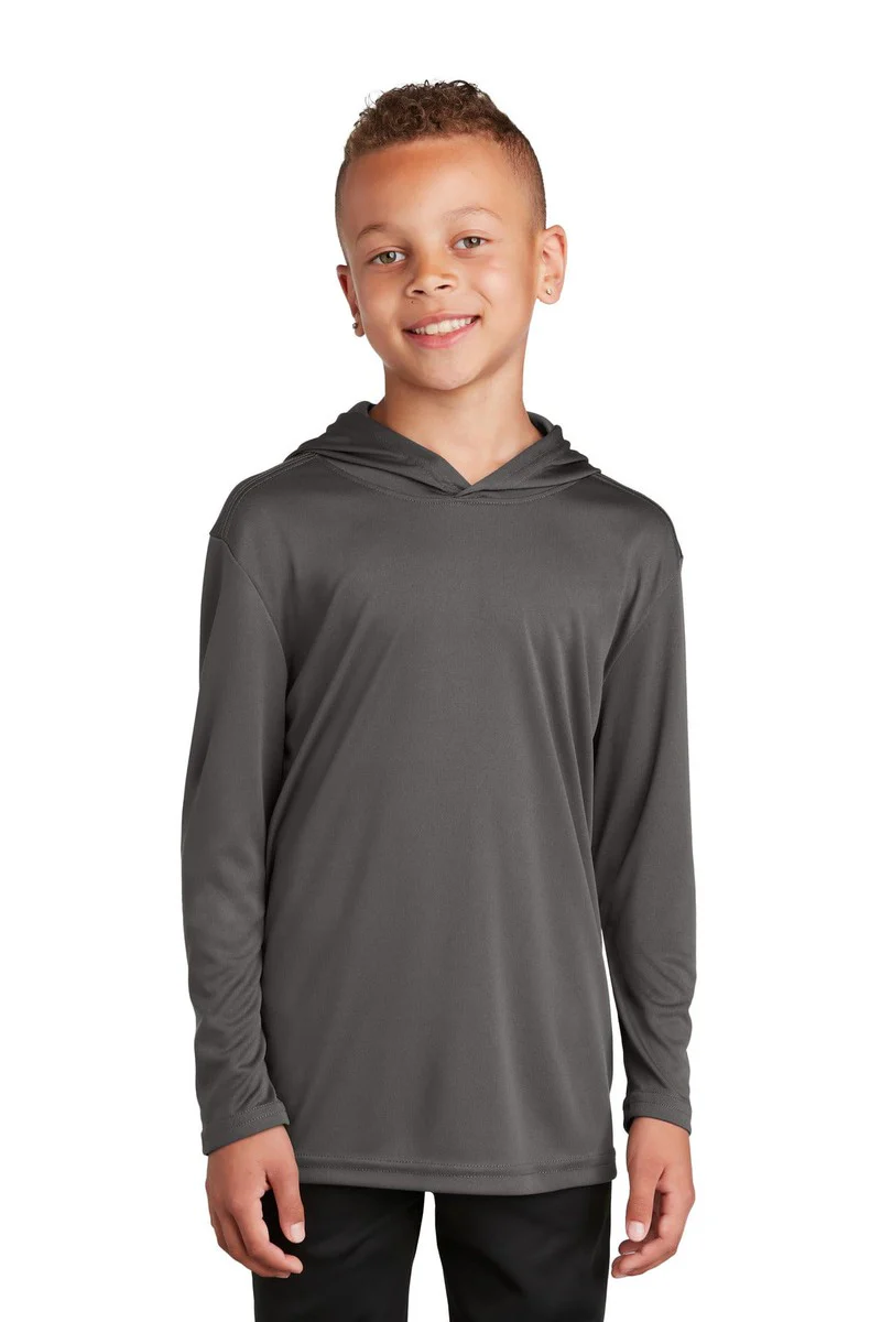 Sport-Tek YST358 Youth Hooded Shirt - Image 78