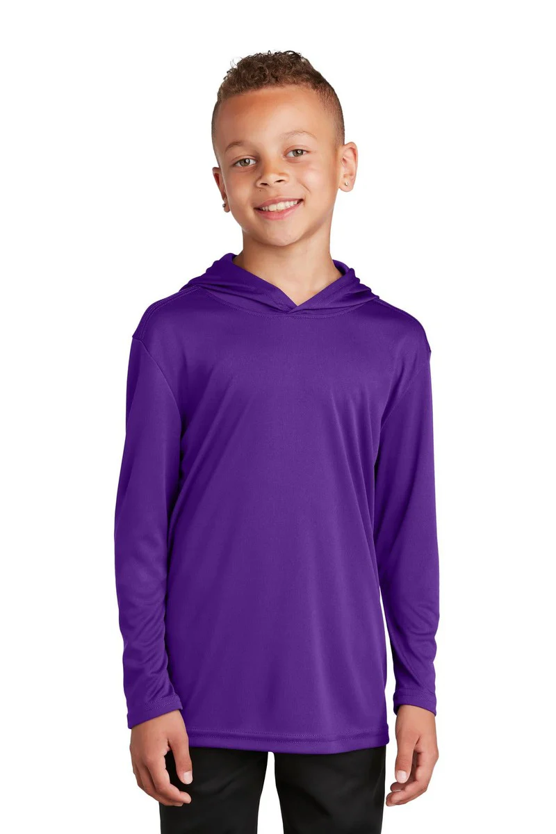 Sport-Tek YST358 Youth Hooded Shirt - Image 79