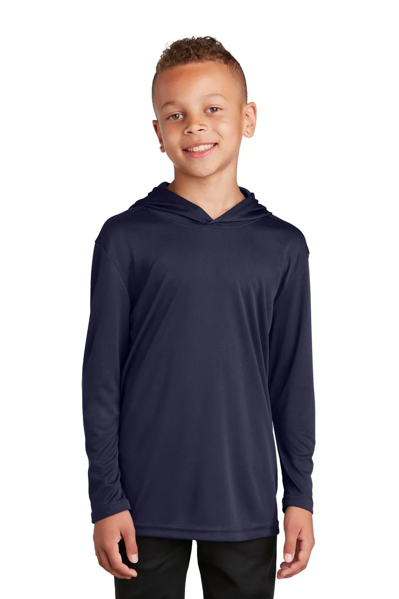 Sport-Tek YST358 Youth Hooded Shirt - Image 81