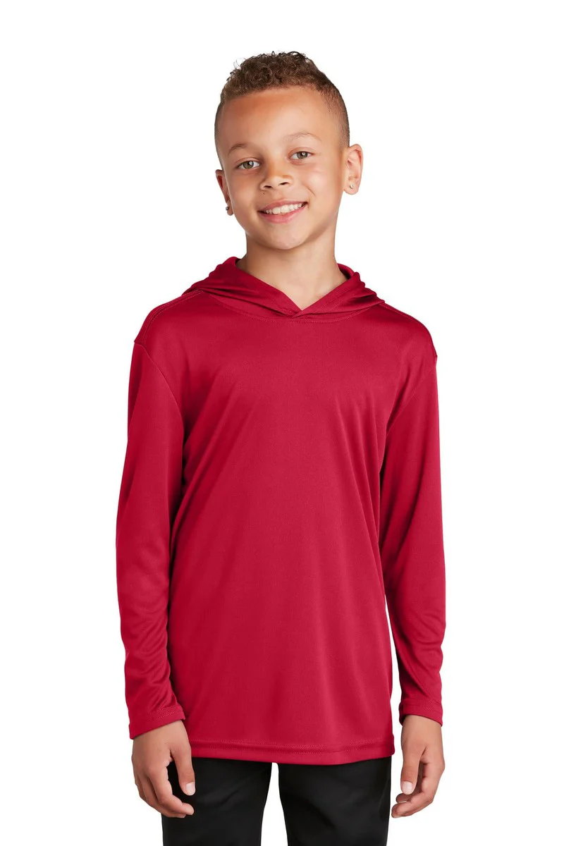 Sport-Tek YST358 Youth Hooded Shirt - Image 83
